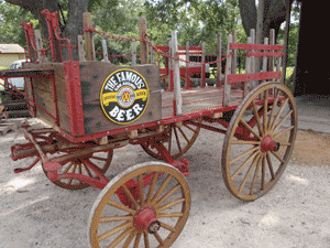 large wooden wagon for sale